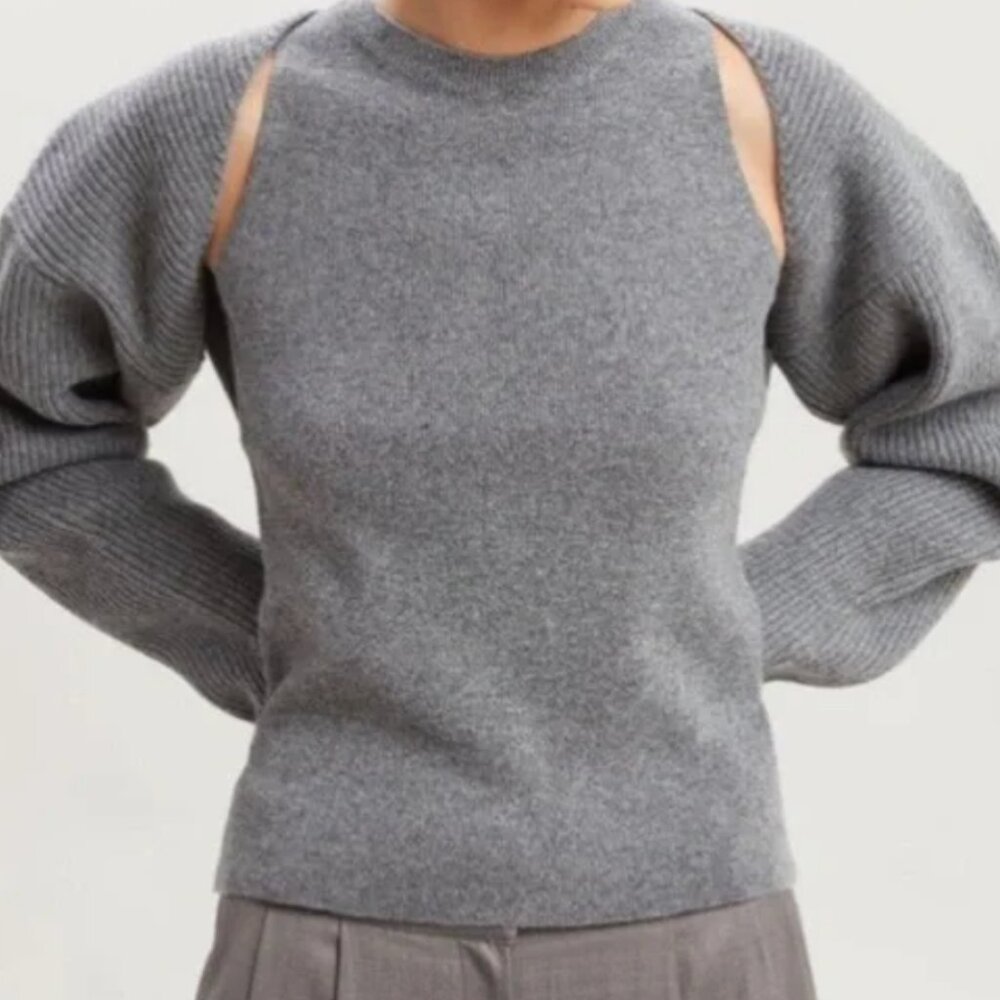 Frankie shop knit tank storm grey